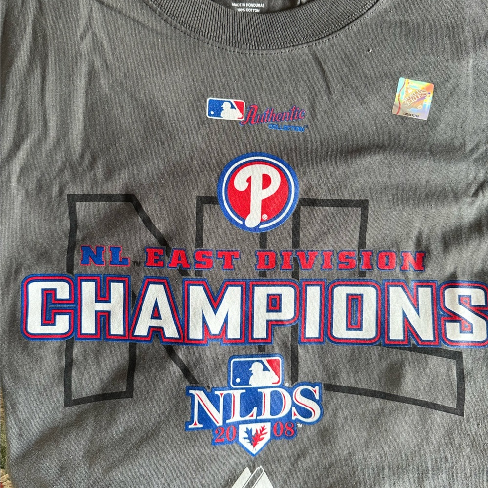 2008 Philadelphia Phillies WORLD SERIES Champion NLDS Champions Shirt
